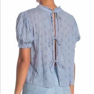 Free People Letters to Juliet Mock Neck Top